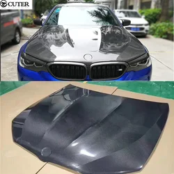 Original Style F90 M5 G30 5 Series Carbon Fiber Aluminum FRP Front Engine Hood Cover Bonnet for Bmw F90 M5 G30 540i 17-19