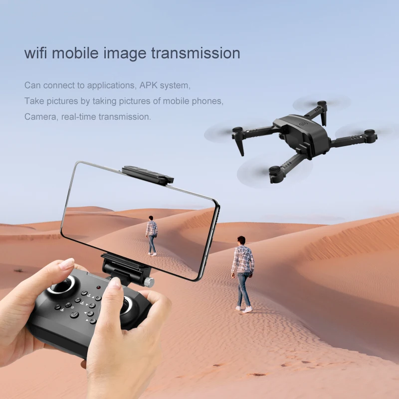 Luftdruck Höhe halten wifi fpv rc Drohne 4k Dual HD Kamera 3D Stunt Flips Track Flug App Steuerung Floding RC Quadcopter