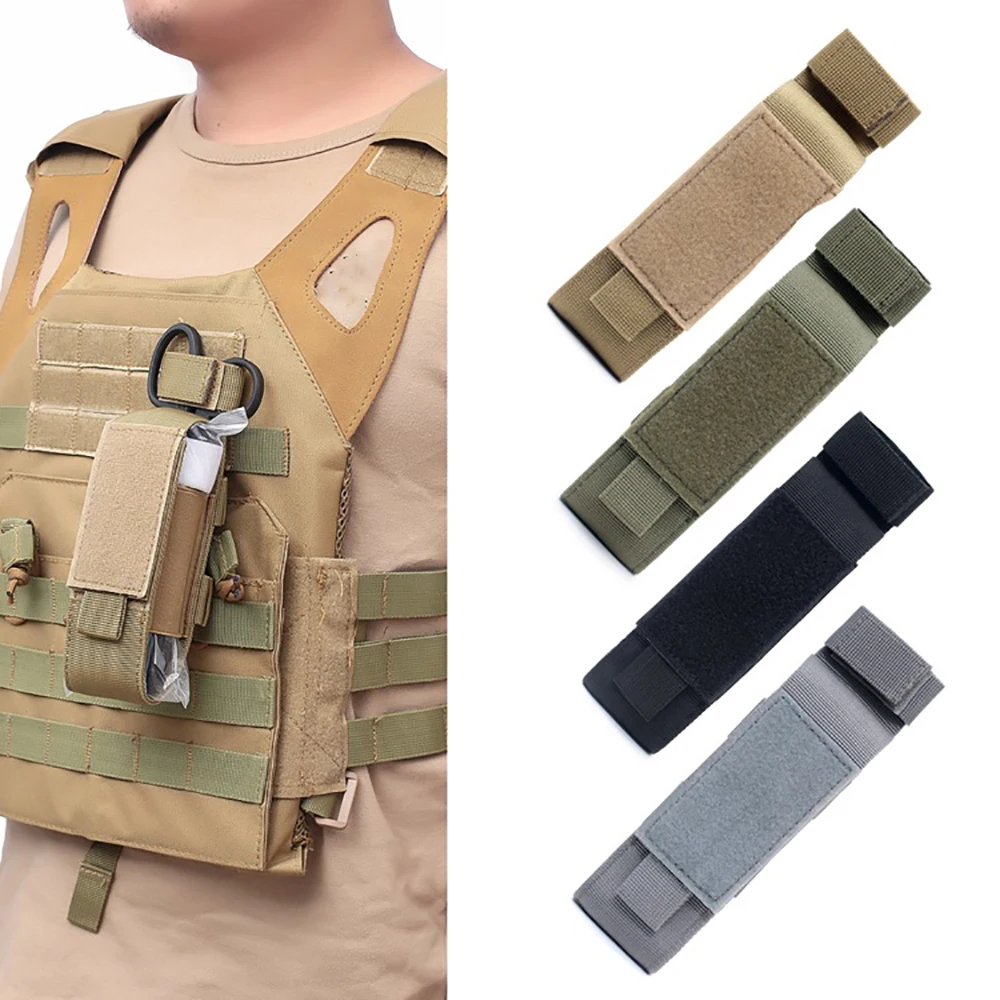 Molle Tactical Trauma Shear Pouch EDC Flashlight Bag Tourniquet Pouch for Hunting Shooting Accessories