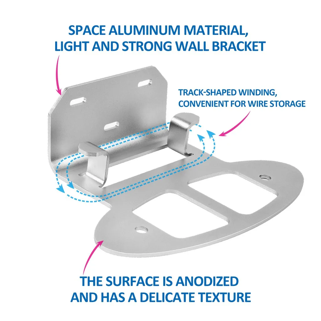 STANSTAR Bracket made of aluminum alloy . It applies to Orbi\'s  mesh WiFi 6 system/Orbi (RBKE963/RBK850/RBK852/RBK853/RBS750)