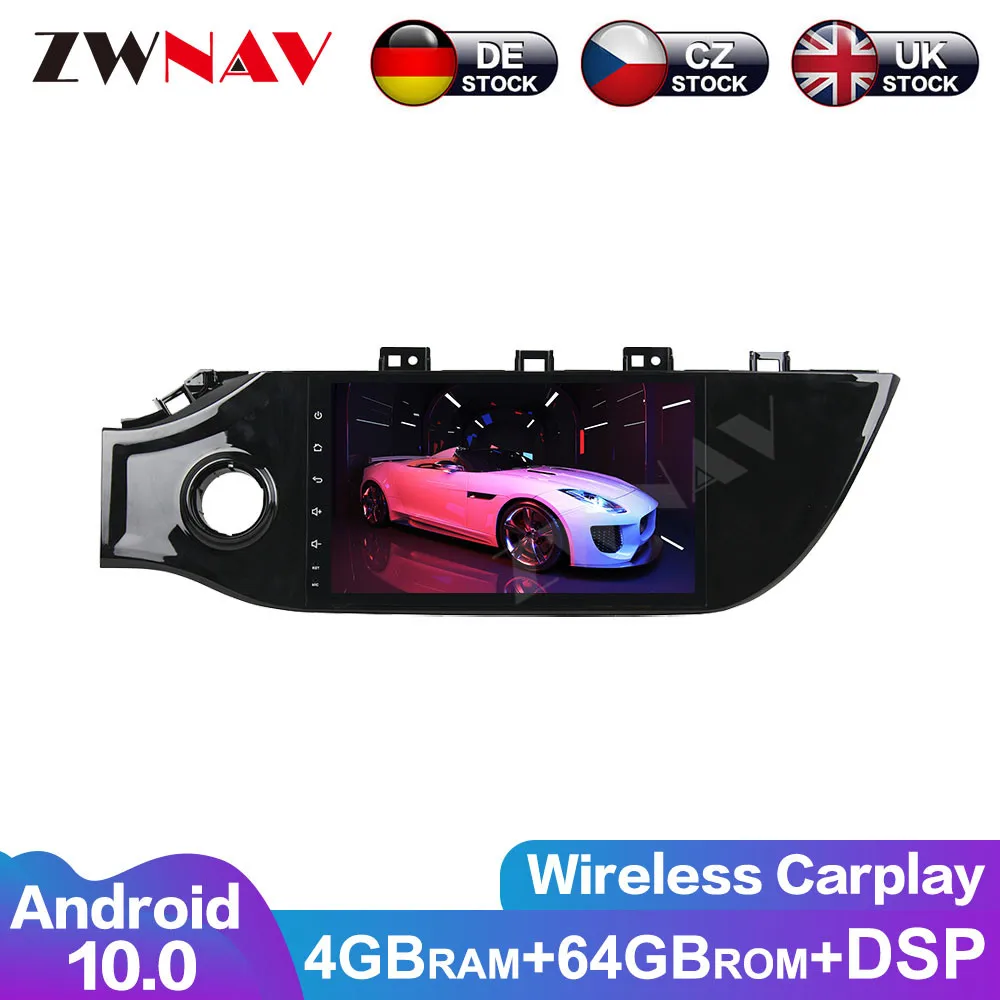 ZWNAV Android 10  With DSP For KIA K2 2017 2018 Car radio video player Multimedia GPS navigation accessories Sedan No dvd 2 din