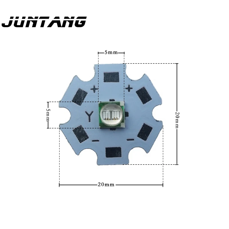 Cuentas de lámpara LED de alta potencia XML 5050T6 10W/6W rojo verde azul blanco púrpura dorado lago azul blanco cálido rosa con PCB de aluminio