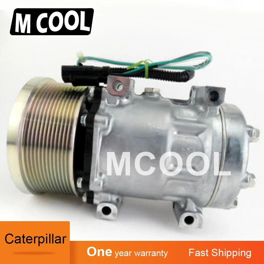 

For 12pk AC Compressor 24V for Caterpillar free shipping 538GF 558LL 320D2FMGF SD7H15-6095 SD7H156095 3729295 372-9295