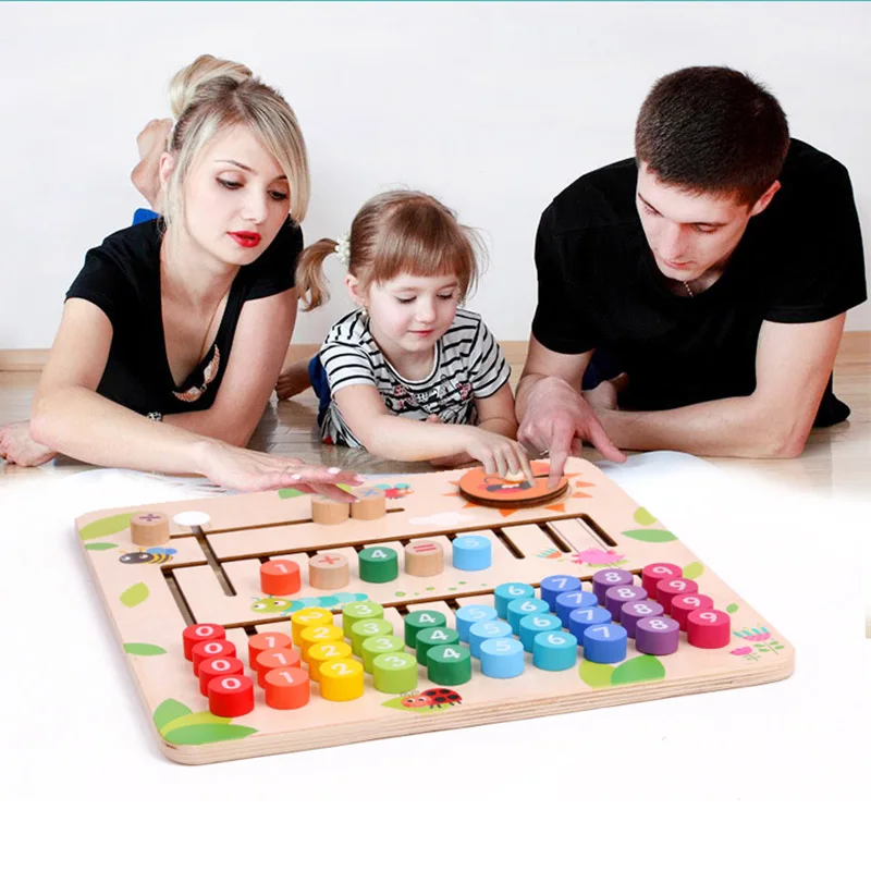 Phương Pháp Giáo Dục Montessori Toán Học Đồ Chơi Toán Học Số Học Đếm Mầm Non Bằng Gỗ Ghép Hình Con Số Liệu Và Màu Sắc Đồ Chơi Học Tập