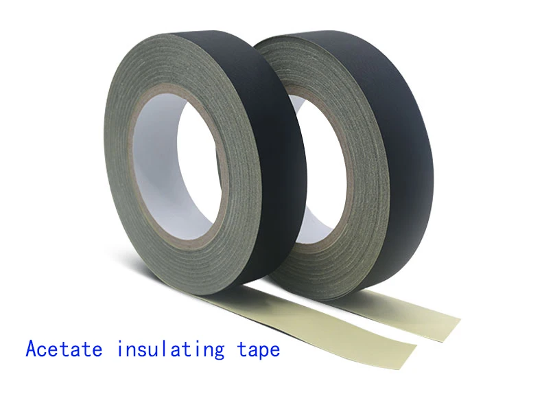 30m/Roll Black Acetate Single Adhesive Tape Insulate For Coil Wire Lcd, Acid And Alkali Resistant High Temperature 