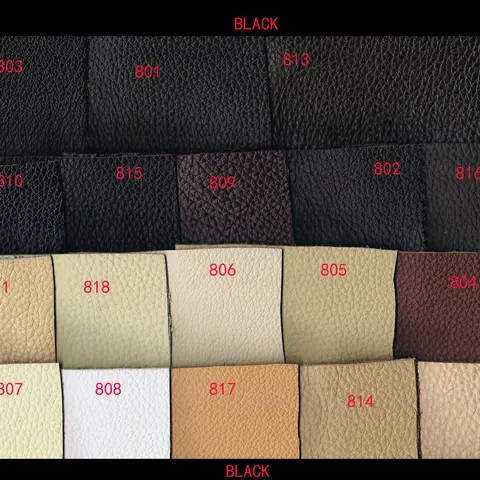 Genuine leather swatches for sofas MANBAS