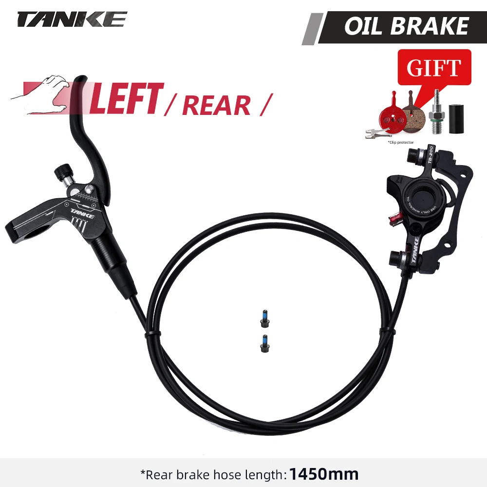 MTB Fiets Hydraulische Schijfrem Oliedruk Remklauw Klem Rem 160mm Voor Achter handvat EEN B-stijl CNC fiets Accessoires upgrad