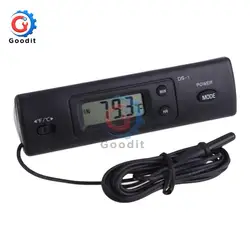 Auto Termometro Digitale con 2 Sonde In/Out Temperatura Temp Gauge Meter Fahrenheit Celsius Termografia Orologio Accessori Auto