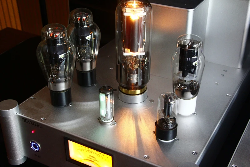 HiFi 300B/2A3 Push 845 Одноконечный усилитель мощности класса A Внутренний кабель из чистого серебра Высококачественный моноблок ручной работы AMP 25 Вт (пара)