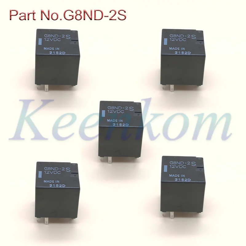 5PCS NEW 12V Auto Car Relay G8ND-2S-12VDC G8ND-2S 12VDC G8ND2US G8ND 12V DC12V 12VDC 8PIN