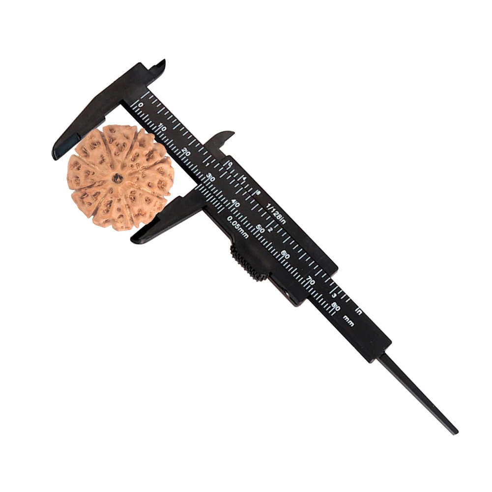 Micromètre à pied à coulisse à Double échelle, Mini outil de mesure du diamètre, Gadget pour le travail du bois, mesure de la profondeur, 80mm