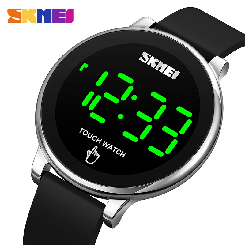 

SKMEI Touch Screen Men's Digital Watches Waterproof 30M LED Display Luxury Electronic Wrist Watch reloj hombre 1842