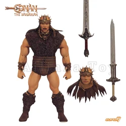 Super7 Conan The Barbarian 7inches Ultimates Action Figure Wave 1 Conan Thulsa Anime Collection Movie Model Gift