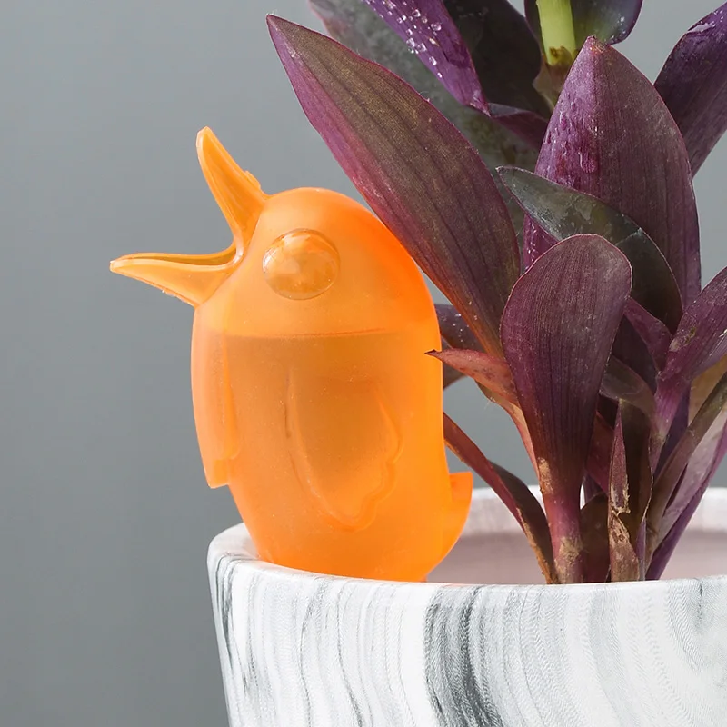 1PC Plastic Bird Watering Device Drip Device House/garden Water Houseplant Plant Pot Birdie Automatic Watering Device