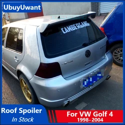 For Volkswage VW Golf 4 IV MK4 Standard And R32 1998-2004 ABS Unpainted Grey Back Windshield Spoiler