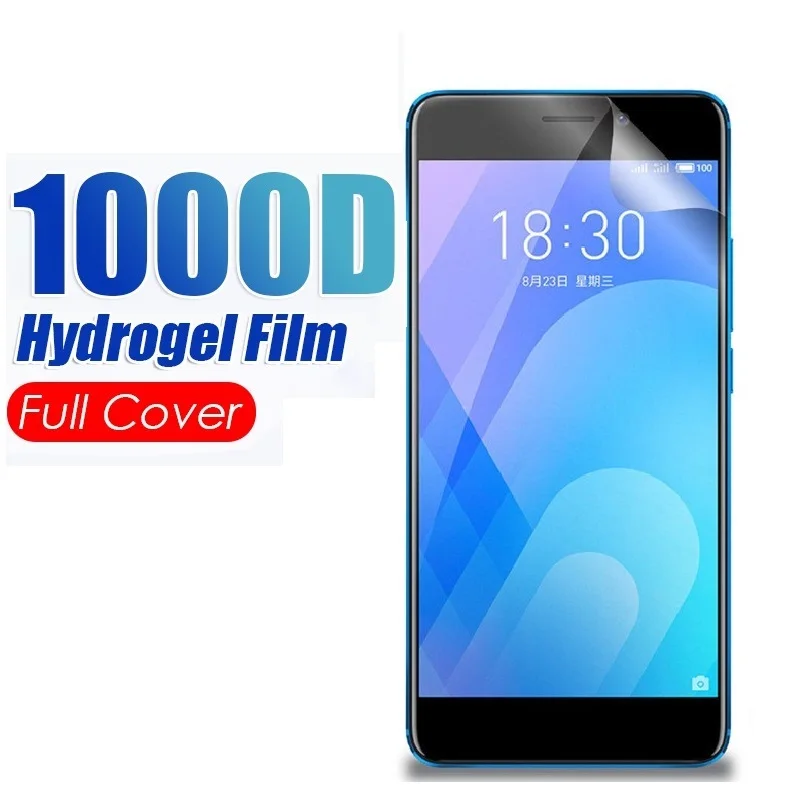 Hydrogel Film For Meizu 16th 16 th 15 Plus U10 Pro7 Pro6 Mix6 Meilan M6 M3 M2 note E3 Protector Film