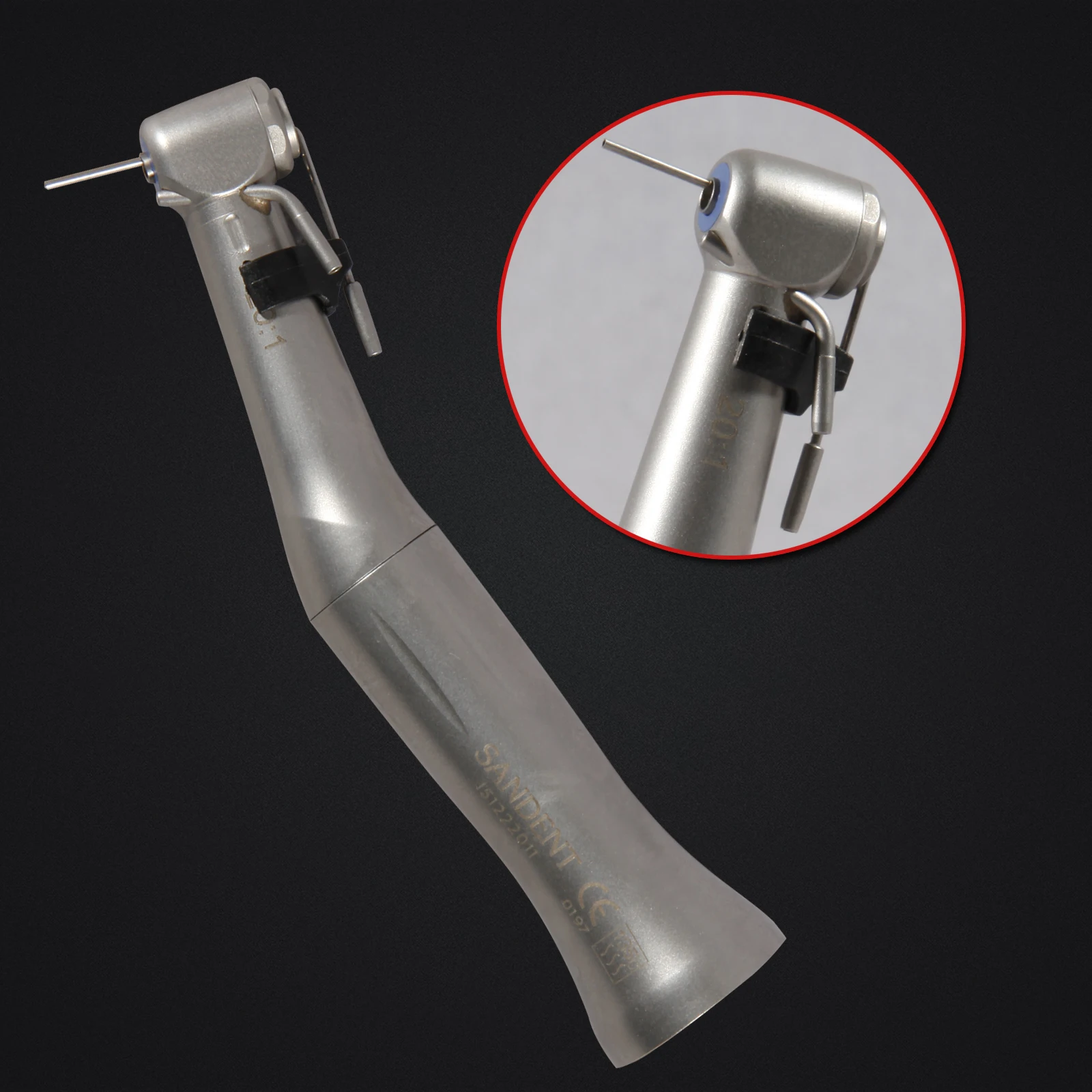 1-5PCS Dental 20:1 Contra Angle Push Button Low Speed Handpiece External Irrigation System for Implant NSK