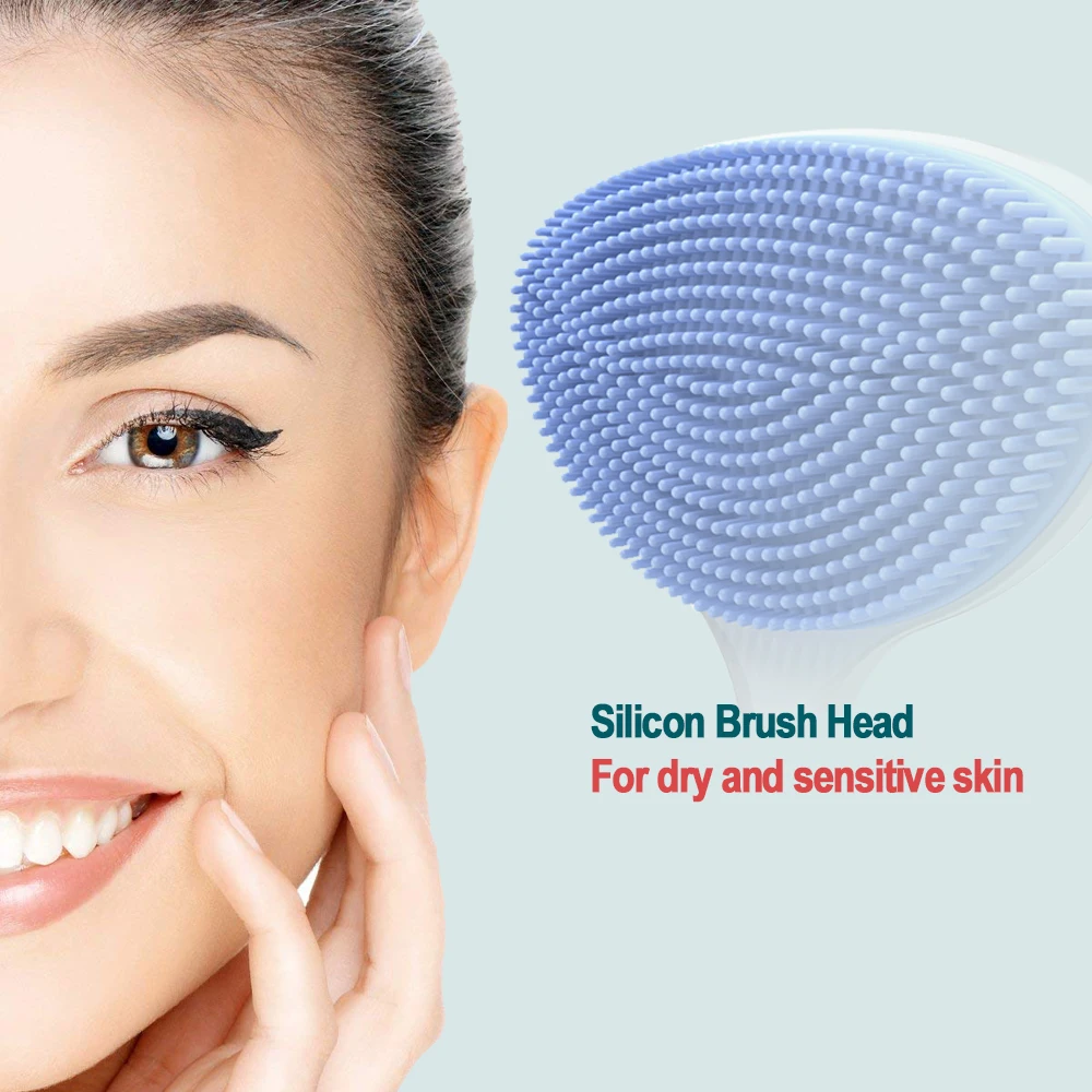 Силиконовая щетка-массажер для чистки лица, подходит для Philips Sonicare Электрическая Ручка зубной щетки, подходит для HX