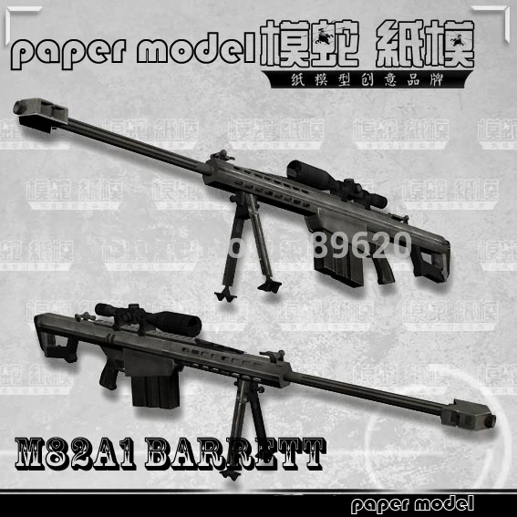 精巧1/3スケール ミニチュアライフル BARRETT 著しく M82A1 タン