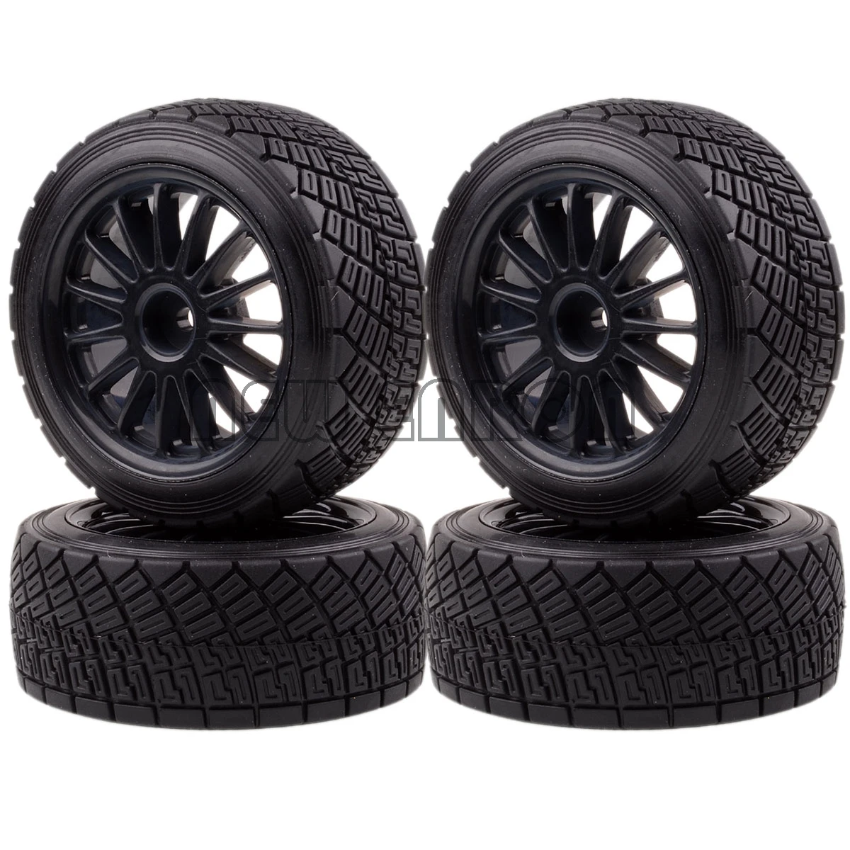 NEW ENRON 4P 2.2 inch Wheel Rims Hub & 80MM rubber Tires Tyre Set RC CAR PART 1/10 Fit 1:10 HPI WR8 Flux Rally 3.0 110697 94177