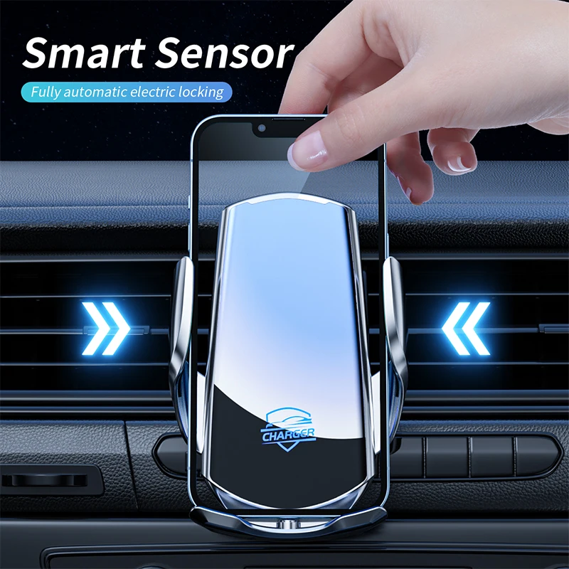 Magic Clip Car Wireless Charger Car Phone Holder Turn Off The Machine Automatic Induction Electric Opening and Closing Q3S