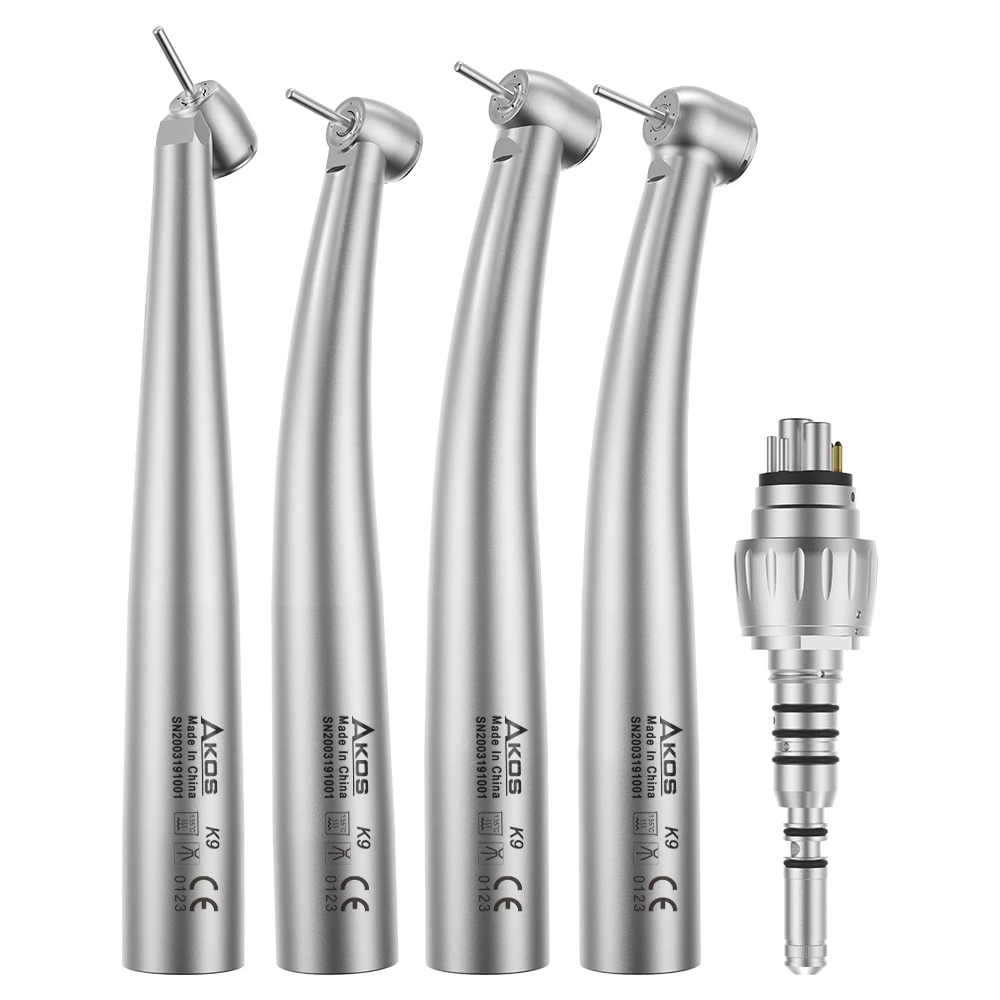 Dental Optical Fiber Turbine high Speed rotation pen dentistry led Kavo k9 handpiece quick 45 degree standard mini torque head