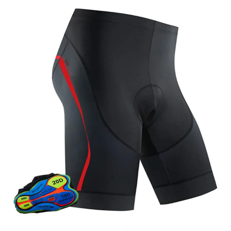 Quick Drying Breathable Anti UV Bicycle Pants Mountain Bike Clothing Men\'s Cycling Shorts With Gel 20D Padded The New Fashion