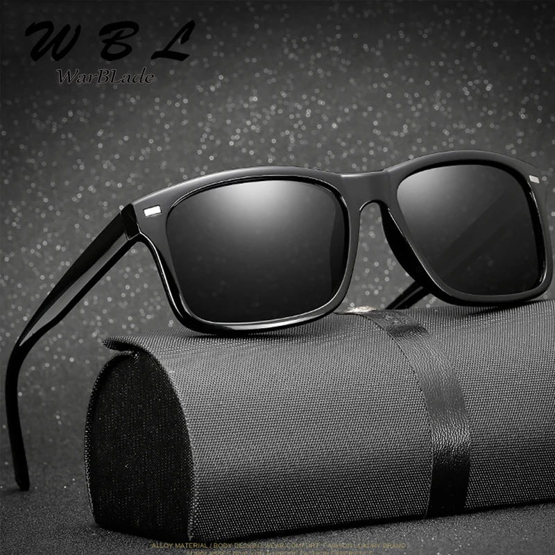 

WarBLade Retro Unisex Sunglasses Men Women Brand Designer Polarized UV400 lens Square Sun Glasses For Sports Fishing Outdoor