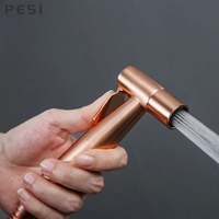 Handheld Bidet Spray Shower Set Toilet Sprayer Douche kit Bidet Faucet,Brushed Rose gold 304 Stainless Steel.