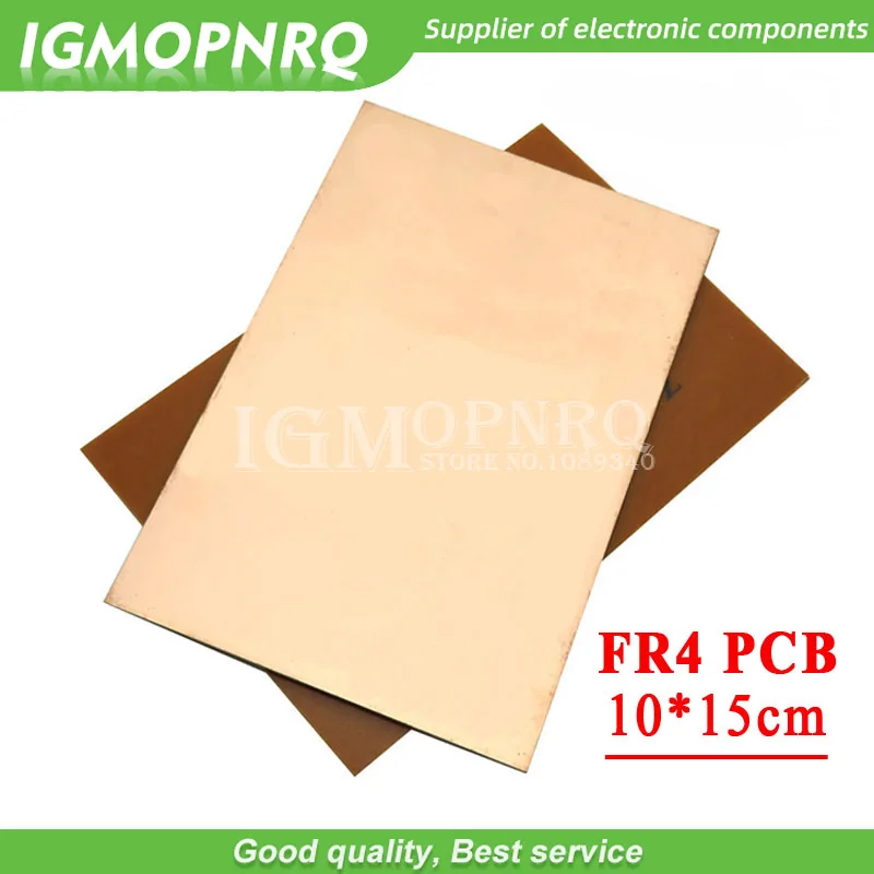 5pcs FR4 PCB Single Side Copper Clad plate DIY PCB Kit Laminate Circuit Board 10x15cm