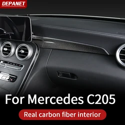 carbon fiber dashboard For 2016~2022 Mercedes W205 amg coupe / interior trim c63 mercedes c class accessories Mercedes X253 glc