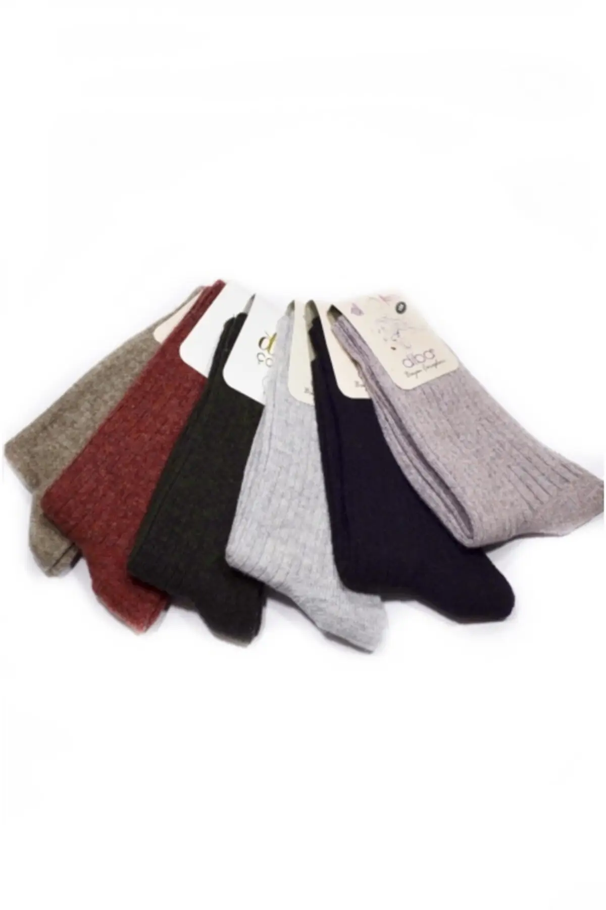 6 pcs Lambswool Wool Winter Female Socket