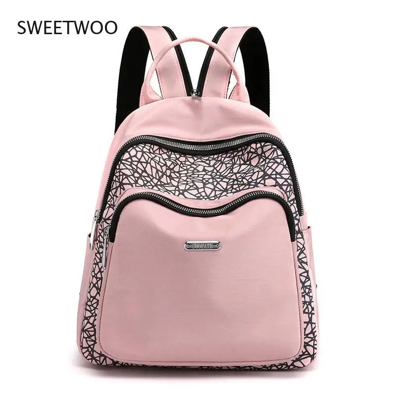 

Women Backpack girls School Campus Bag Luminous effect Knapsack Nylon Travel Daypacks Female Backpack