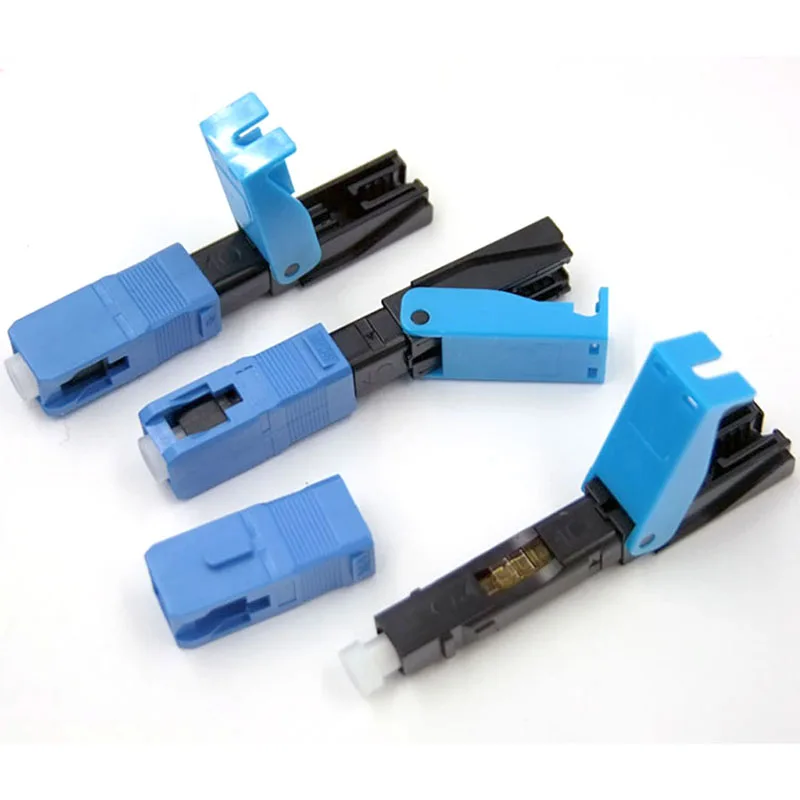 GONGFENG 100pcs NEW HOT Sale Optic Fiber Quick Cold Connector FTTH Skin line Cable Fast Connector Special Wholesale