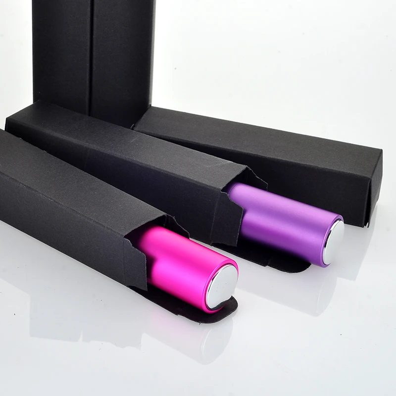 100Pieces/Lot 10ML Black Box Empty Perfume Bottle Package box Customizable Paper Boxes Packaging Custom Logo ONLY BOX