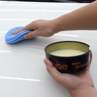 Car Foam Sponge 12Pcs Foam Sponge Wax Applicator Cleaning Detailing Pads Car Waxing Polish Car Home Care Cleaning Yellow