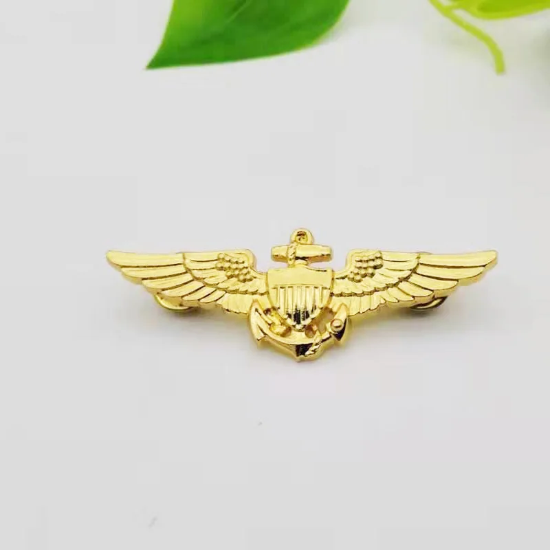 YL-Exquisite Brooch Pin, American Aviation, Navigation Pilot Badge, Classic Fashion, Creative Unisex Brooch, Pin Accessories