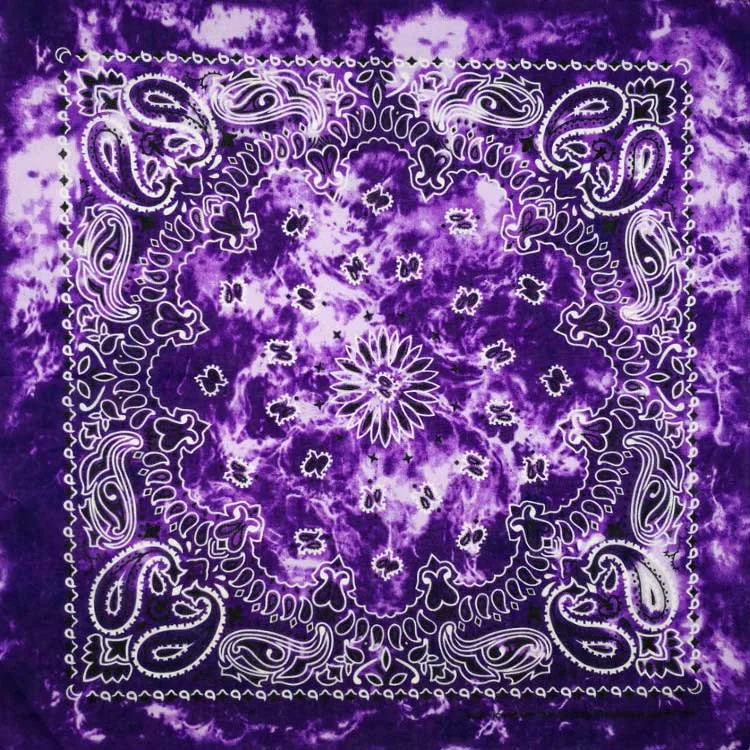 Neue Mode Hip Hop 100% Baumwolle Bandana Quadrat Schal 55 cm * 55 cm Schwarz Rot Paisley Stirnband Gedruckt für Frauen/Männer/Jungen/Mädchen