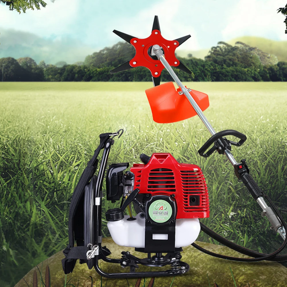 

Newest 6 Steel Blades Razors Lawn Mower Cutter Tool Trimmer Head Brush Cutter For Garden Grass Removing Cutter Power Tools