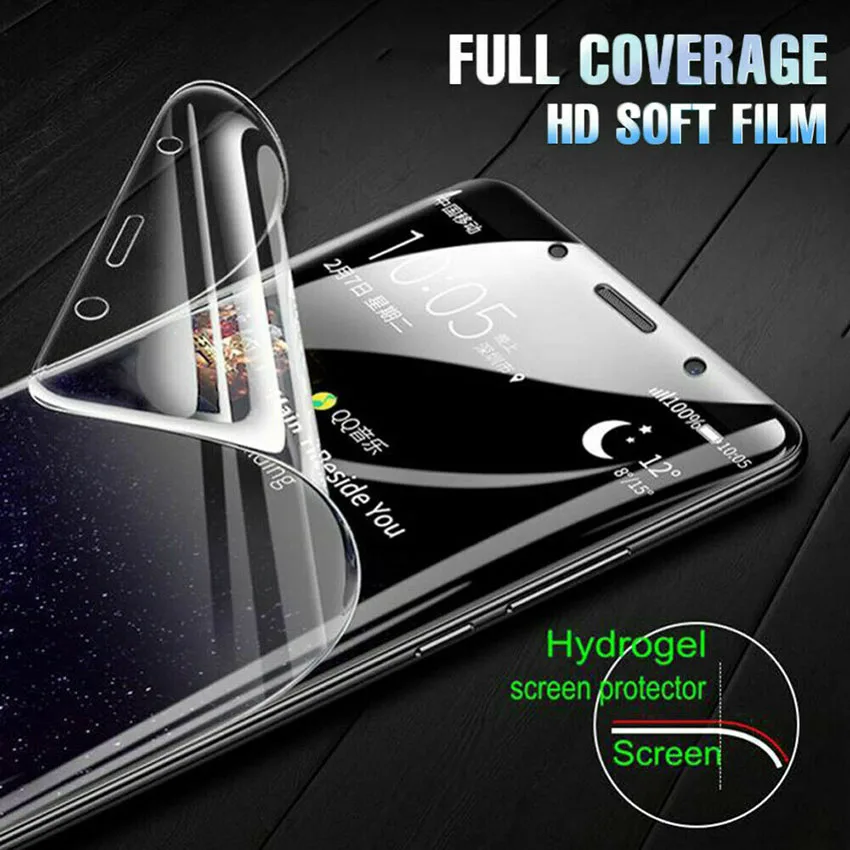 Screen Protector Hydrogel Film For Motorola Moto E5 Full Cover For Moto E5 Play Plus Supra Cruise Phone Not Tempered Glass