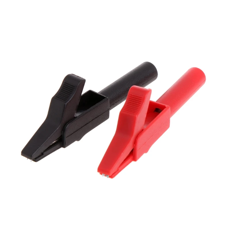 2 Pcs Full Protective Alligator Clips for Multimeter