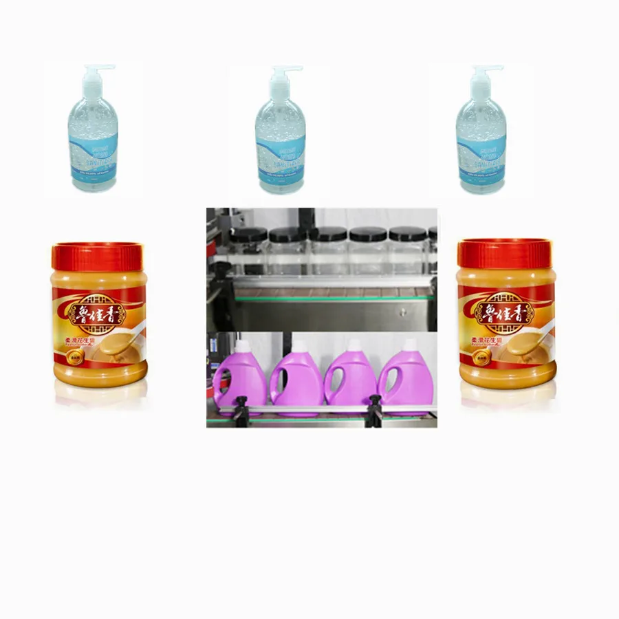 Mesin Tutup Botol Semprot Otomatis Tutup Botol Plastik PET Linier Kecepatan Tinggi Tutup Pengencang Sekrup untuk Sampo Madu Lotion