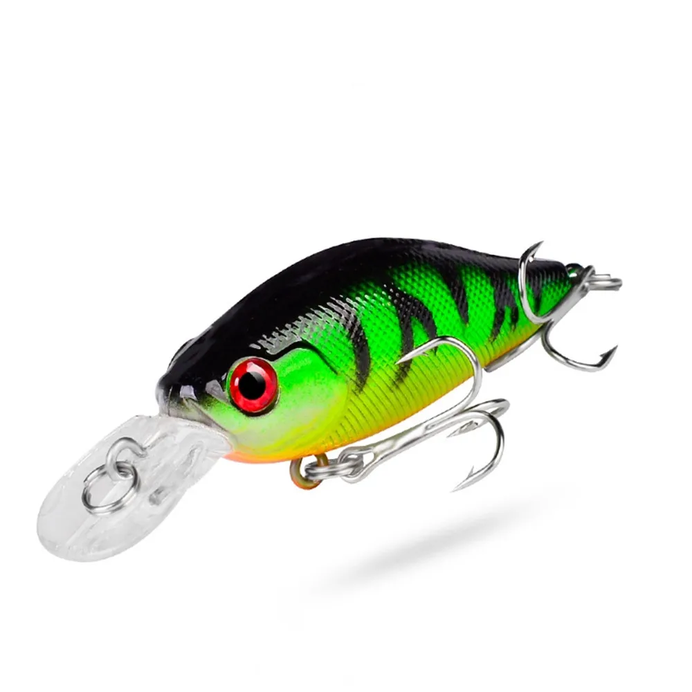 1Pcs Trolling Wobbler Fishing Lure 7cm 7g Floating Minnow Artificial Hard Bait Sharp Hooks Bass Pike Crankbait Pesca Fishing