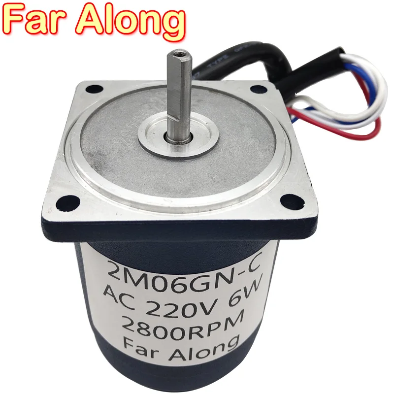 Long Life 6W Micro Single Phase High Speed AC Motor 220V 1400/2800RPM Speed Control Reversed For High-End Smart Devices etc.