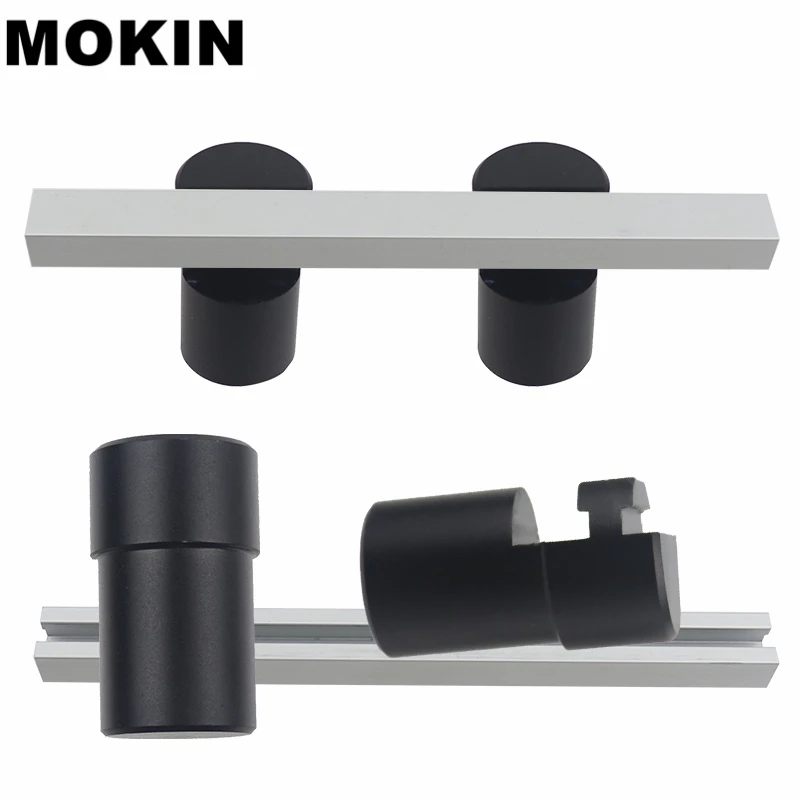 20mm Adjustable Limit Tenon Hole Baffle Aluminum Alloy Positioning Planing Block Stop Table Woodworking Bench Tool Accessories