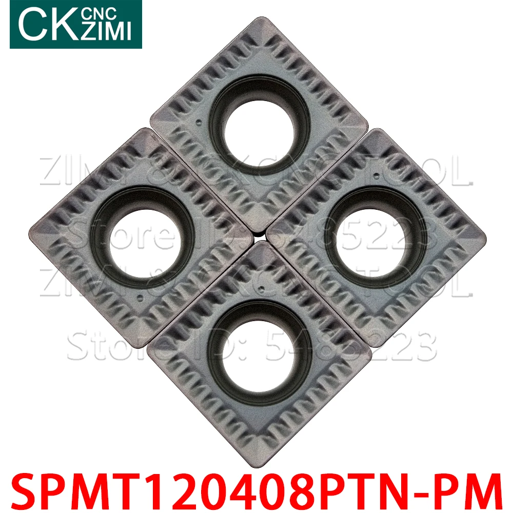 SPMT120408PTN-PM SPMT 120408 PTN PM Carbide Inserts Cutting tools U drills inserts Turning tools CNC Metal blind hole processing