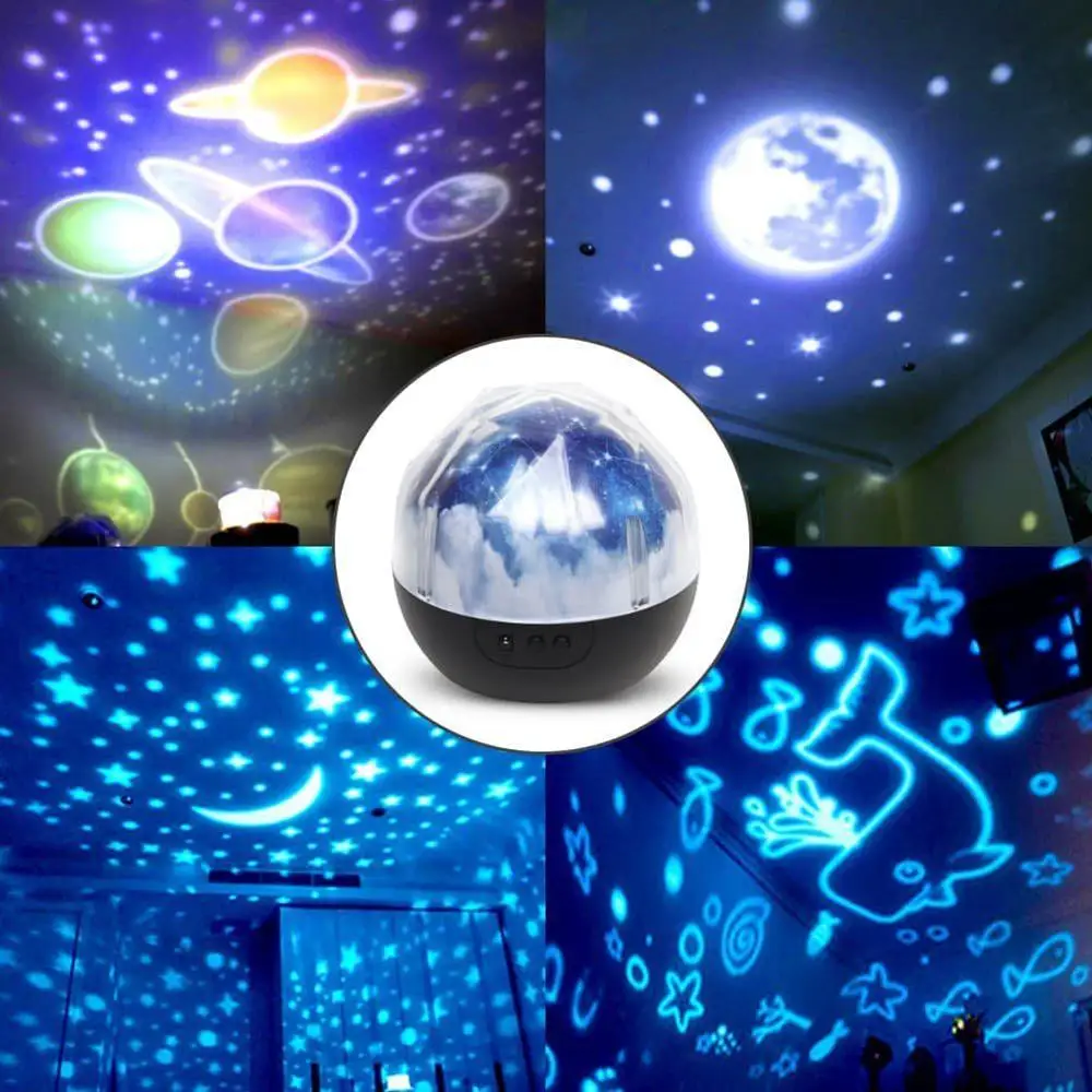 

Universe Night Light Projection Lamp Star Cosmos Universe Night Lights For Kids Starry Sky Light LED Projector Rotating Lamp