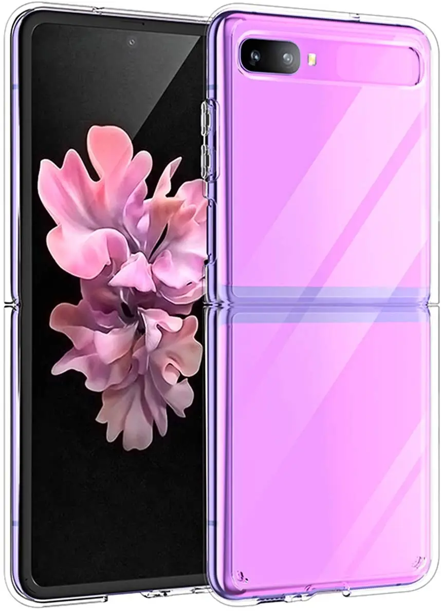 For Samsung Galaxy Z Flip 6 Flip5 Flip3 Flip4 Flip2 Z Flip PC Hard Case Protective Shell Shockproof Slim Crystal Back Cover
