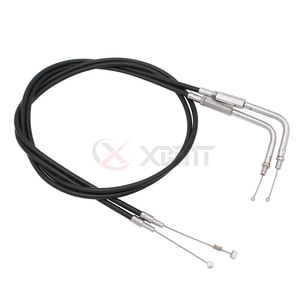 Motorcycle Lengthened Throttle Cable/Clutch Cable For Harley Sportster Iron XL 883 1200 Dyna Softail Fat Boy Heritage Road King