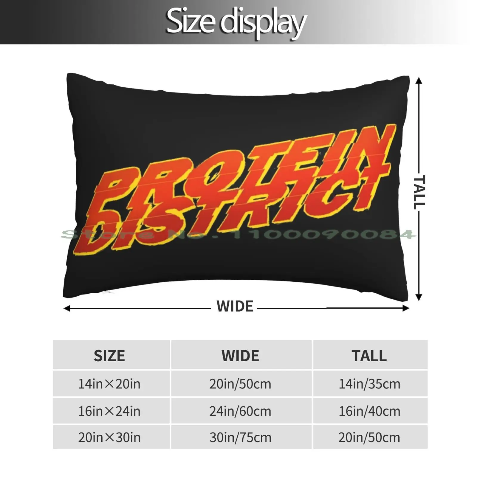 Protein District Fitness Pillow Case 20x30 50*75 Sofa Bedroom Pride Lgbtqia Destiel Supernatural Dean Winchester Castiel Fanart